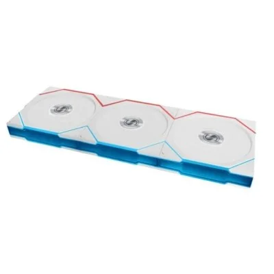 Lian Li UNI FAN TL Wireless LCD Reverse Blade 120mm ARGB Case Fans with 1.6” LCD Screen (3 Pack) - White